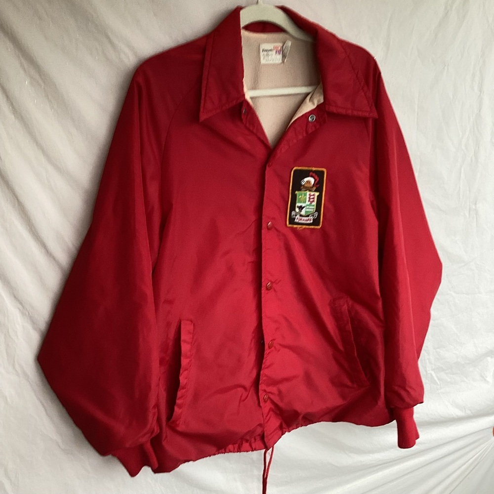 Vintage King Louie Boy Scouts Patch Nylon Jacket Made in USA Union Made Medium